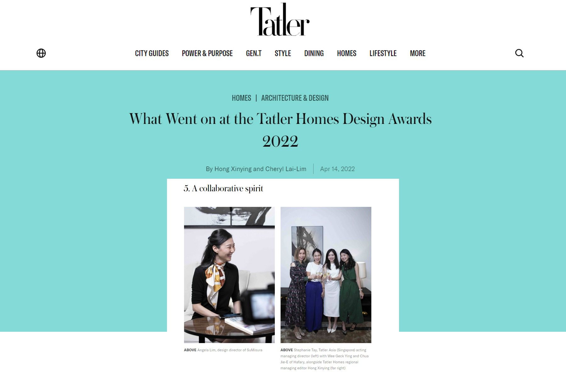 14 What Went on at the Tatler Homes Design Awards 2022