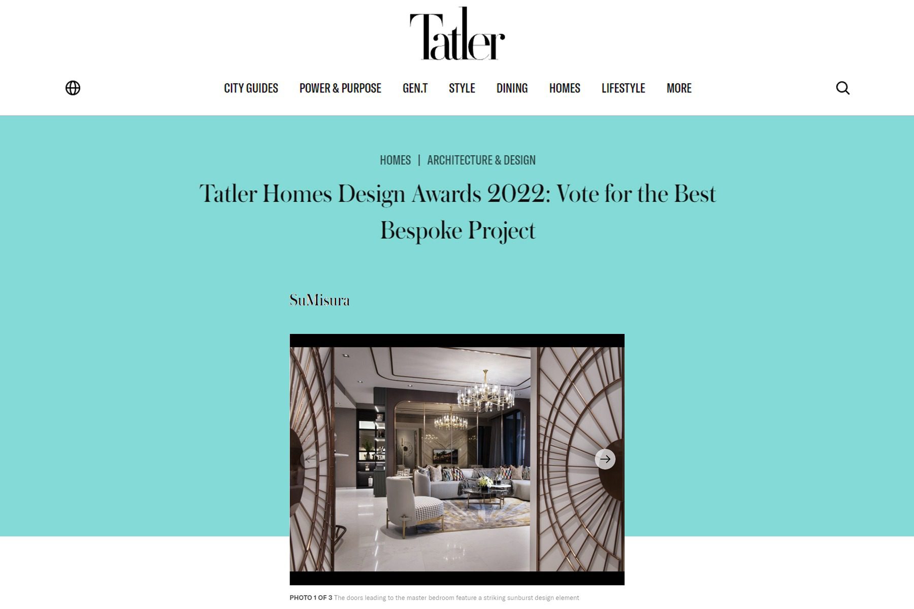 Tatler Homes Design Awards 2022 Vote for the Best Bespoke Project