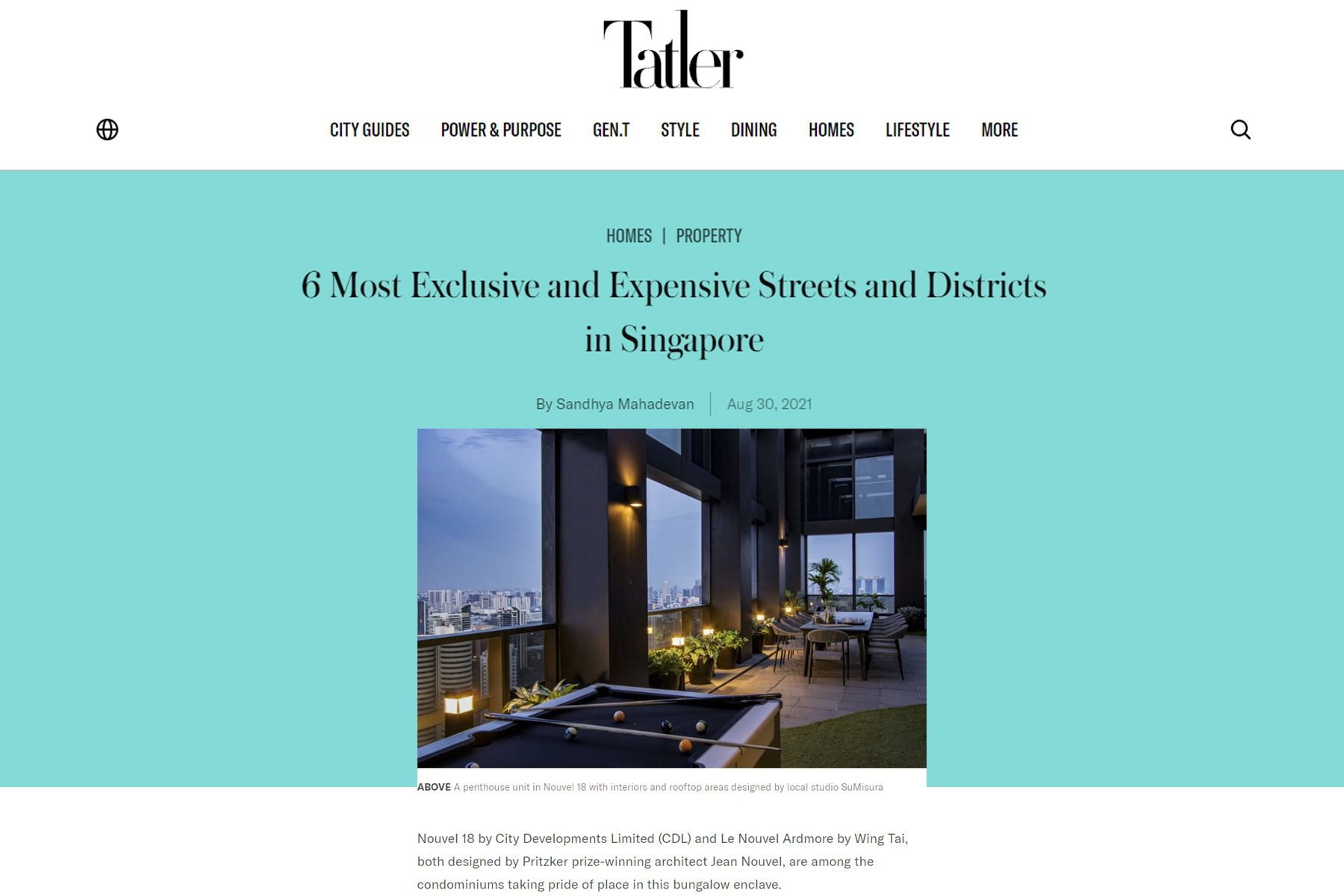 6 Most Exclusive and Expensive Streets and Districts in Singapore
