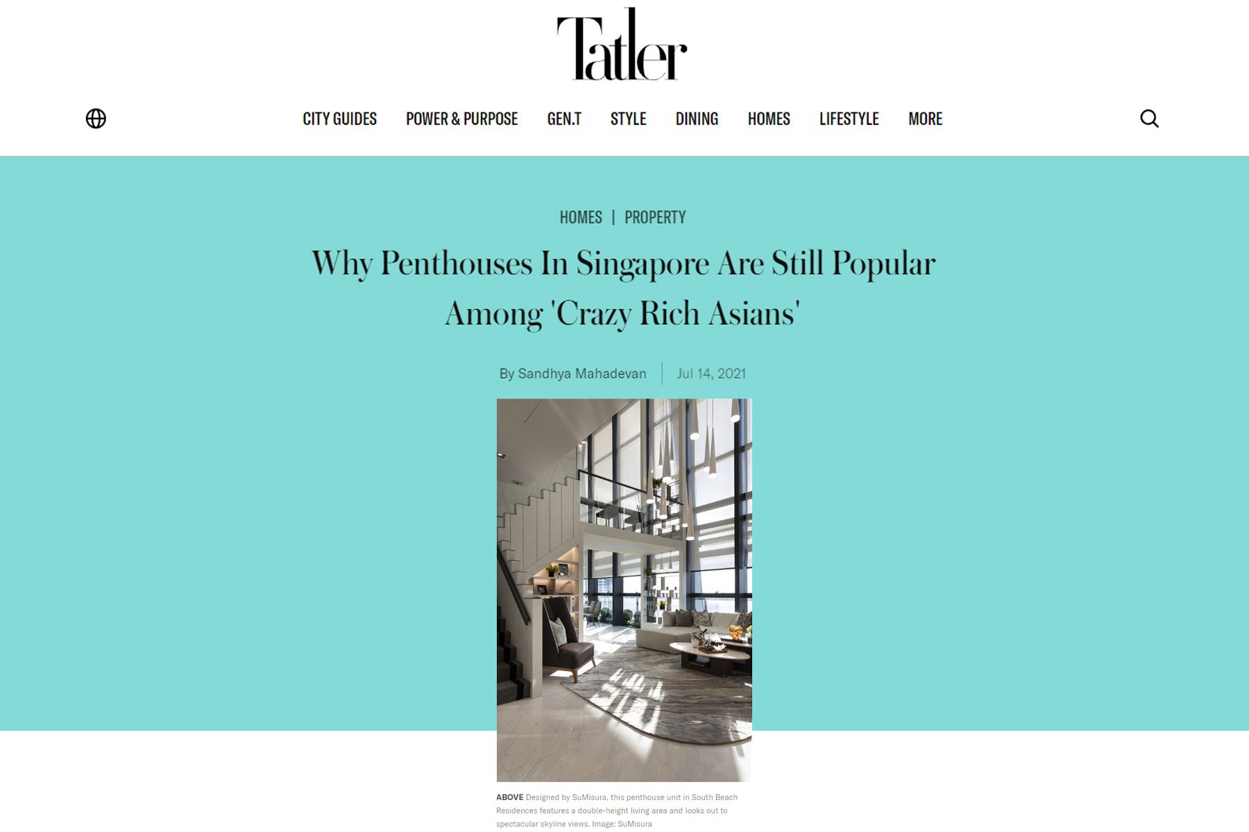 Why Penthouses In Singapore Are Still Popular Among Crazy Rich Asians