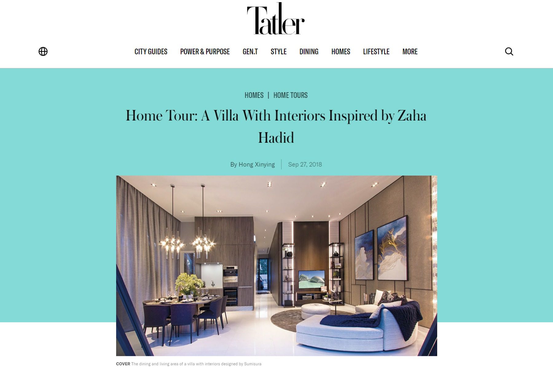 Home Tour A Villa With Interiors Inspired by Zaha Hadid