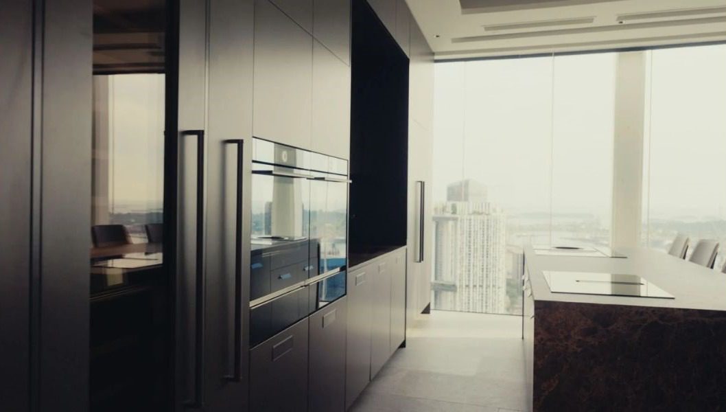 Photo 1 of 5 Designed by SuMisura, the shared kitchen spaces at One Pearl Bank are furnished with top-tier V-ZUG appliances