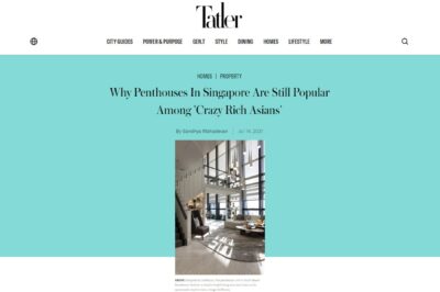 Why Penthouses In Singapore Are Still Popular Among Crazy Rich Asians