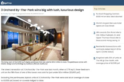 3 Orchard By-The-Park wins big with lush, luxurious design