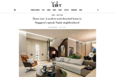 Home tour A modern semi-detached house in Singapore’s upscale Namly neighbourhood