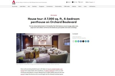 House tour A 7,000 sq ft6-bedroom penthouse on Orchard Boulevard