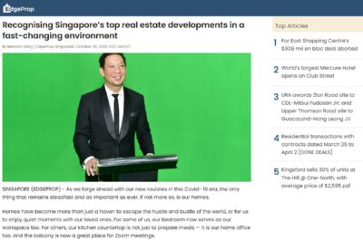 Recognising Singapore’s top real estate developments in a fast-changing environment