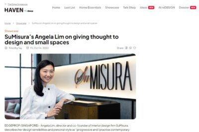 SuMisuras Angela Lim on giving thought to design and small spaces